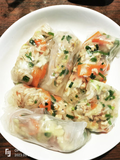 大豆ミートとナムルの生春巻き-レシピのメイン写真
