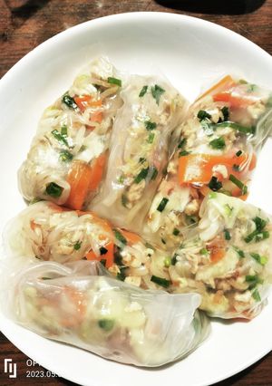 大豆ミートとナムルの生春巻き-レシピのメイン写真