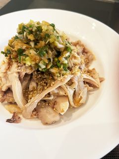 蒸し鶏のネギ生姜ソース - 香港スタイル-レシピのメイン写真