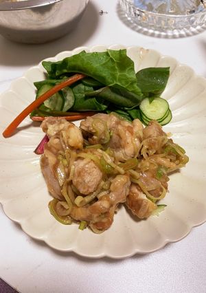 ちゅるちゅるさっぱり鶏肉の梅ポン酢和え-レシピのメイン写真