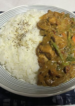 菜の花チキンカレー-レシピのメイン写真