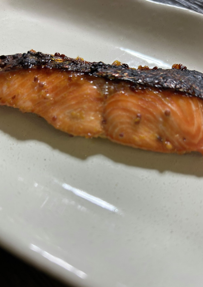 鮭のマスタード焼き/七尾市学校給食-レシピのメイン写真