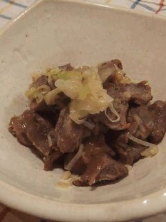 砂肝とネギのにんにく炒め☆つまみに最高!-レシピのメイン写真