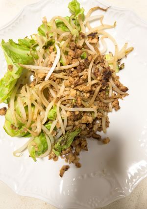 キャベツともやしの大豆ミートの肉味噌♪-レシピのメイン写真