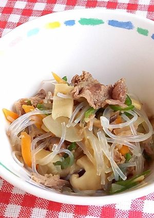 チャプチェ（こども園・保育園給食）-レシピのメイン写真