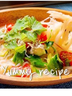 たっぷり野菜と塩麹の冷やしうどん-レシピのメイン写真