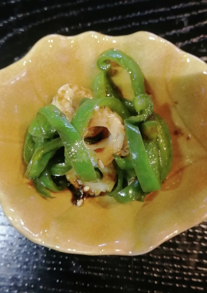 ちくわとピーマン　海苔の佃煮炒め-レシピのメイン写真