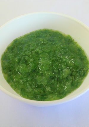【離乳食中期】刻みレタス-レシピのメイン写真
