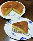 一度に焼くりんごのホットケーキ