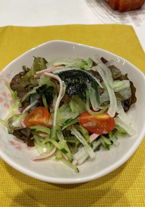 新玉ねぎdeナムル風サラダ-レシピのメイン写真