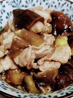 豚バラ肉となすびの麺つゆ煮-レシピのメイン写真