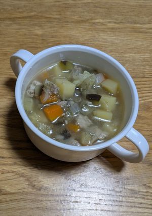 幼児・完了期　毎朝食べてる野菜スープ　-レシピのメイン写真