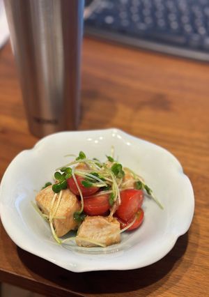 梅トマチキンの胸アツマリネ-レシピのメイン写真