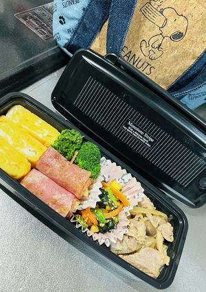 高校生男子弁当 生姜焼き-レシピのメイン写真