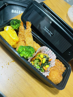 高校生男子弁当 エビフライ-レシピのメイン写真