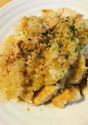 米粉＆卵白のころも●鶏肉のおろし揚げ焼き-レシピのメイン写真