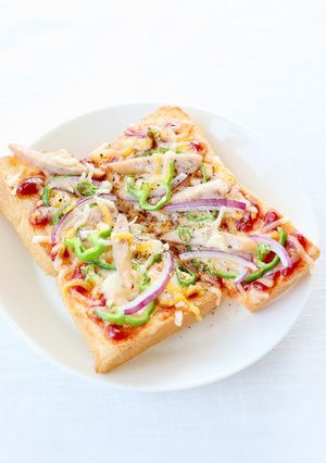 手軽に作れる【ケチャマヨピザトースト】-レシピのメイン写真