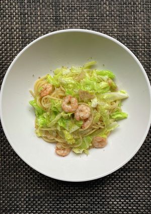 わさびこんぶ茶の春パスタ-レシピのメイン写真
