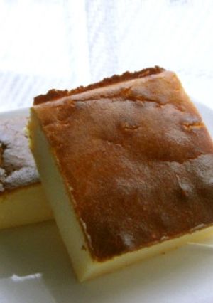 ココナッツ風味のあっさりチーズケーキ-レシピのメイン写真