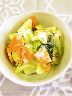簡単★野菜のヨーグルト和え-レシピのメイン写真