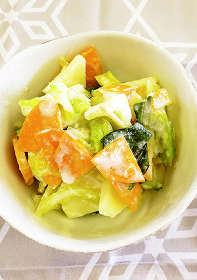 簡単★野菜のヨーグルト和え-レシピのメイン写真