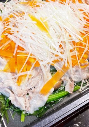 ホットプレートで野菜たっぷり豚蒸し焼き♪-レシピのメイン写真