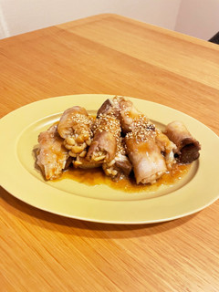 白米止まらない!柚子胡椒肉巻き-レシピのメイン写真