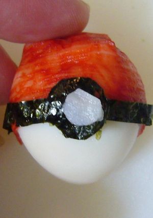 キャラ弁に♬うずらでポケモンボール☮-レシピのメイン写真