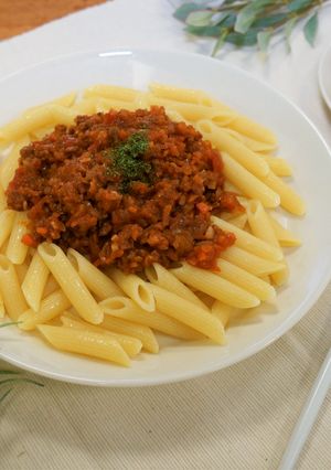 ミートを使わない?ミートソースパスタ!-レシピのメイン写真