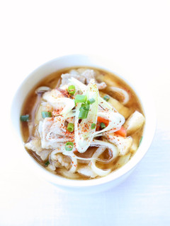 旨味たっぷり【豚汁うどん】-レシピのメイン写真