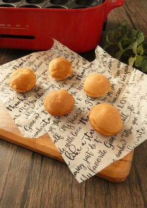 ホケミでつくる★きな粉のひとくちカステラ-レシピのメイン写真