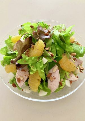サラダチキンと甘夏のサラダ-レシピのメイン写真