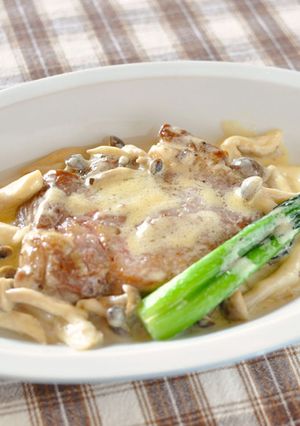 豚肉としめじのクリーム煮-レシピのメイン写真