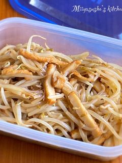 もやしと角天のごま油炒め定番ダイエット食-レシピのメイン写真