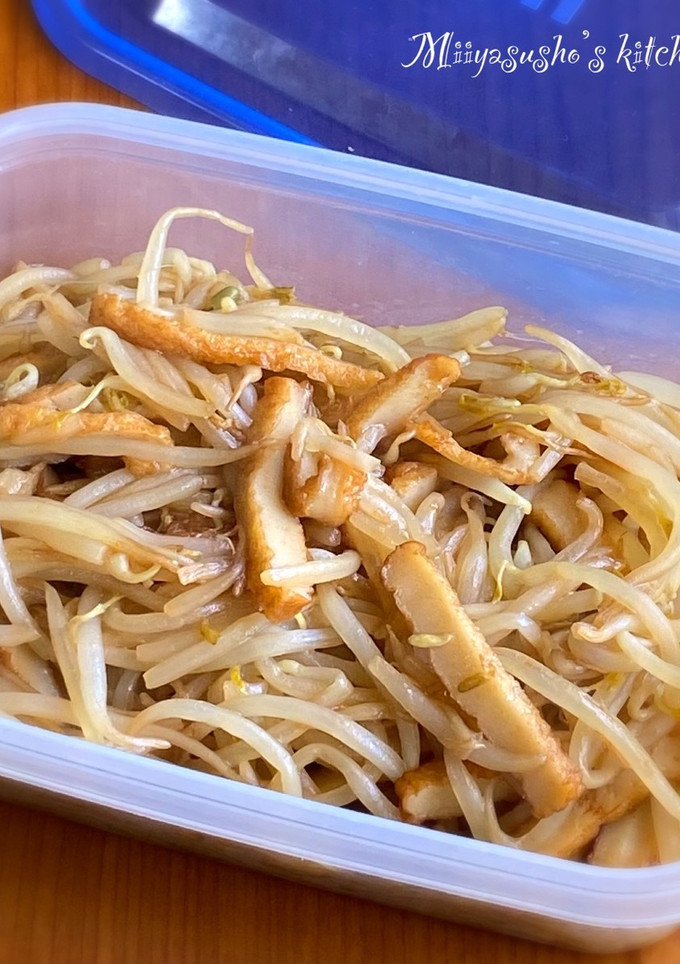 もやしと角天のごま油炒め定番ダイエット食-レシピのメイン写真