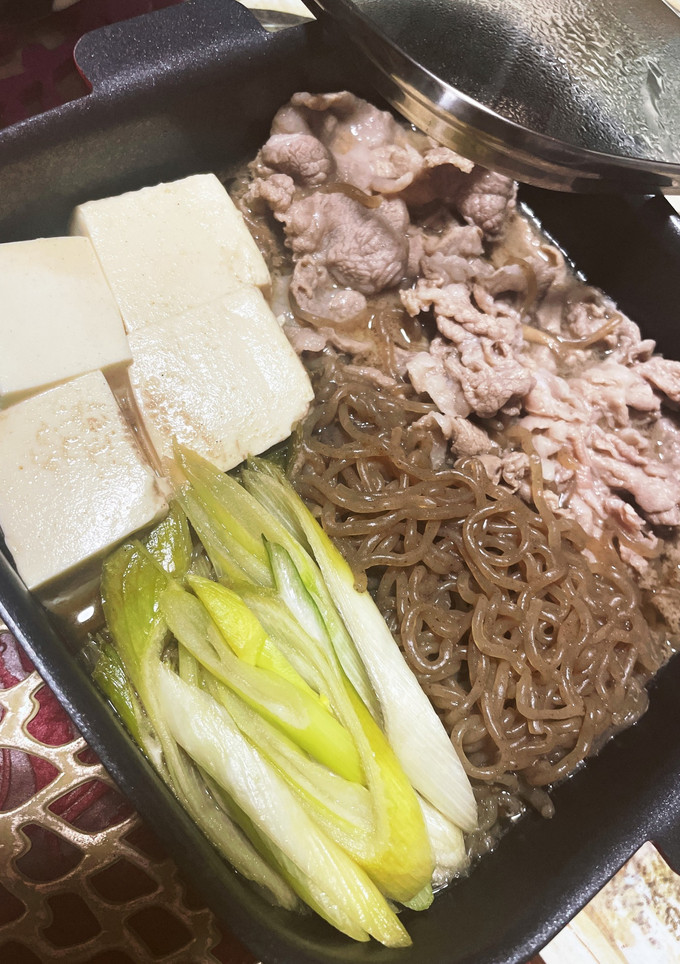 我が家の豚肉すき焼き風鍋-レシピのメイン写真