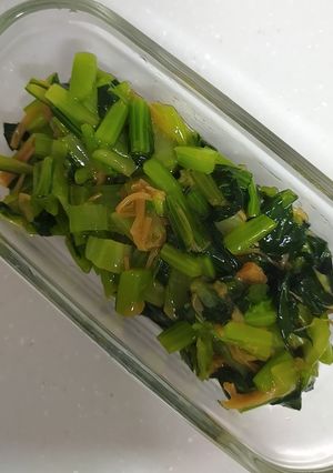 小松菜となめ茸の和え物-レシピのメイン写真