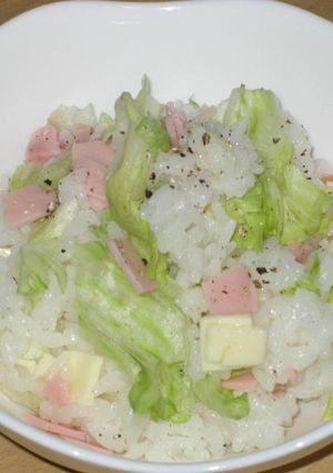 シャキシャキ♪レタスの混ぜご飯♡-レシピのメイン写真