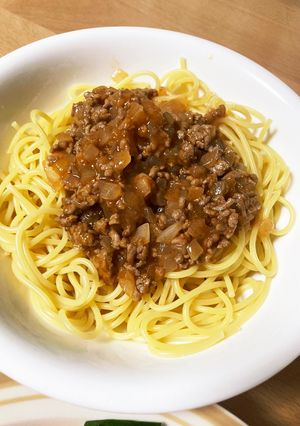デミグラスソーススパゲティ-レシピのメイン写真