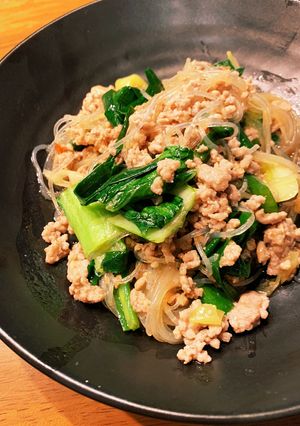 腹ペコ男子パクパク！豚ひき肉の野菜炒め-レシピのメイン写真