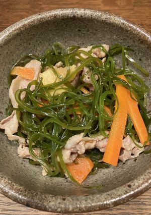 クーブイリチー風豚肉と切り昆布の炒め煮-レシピのメイン写真