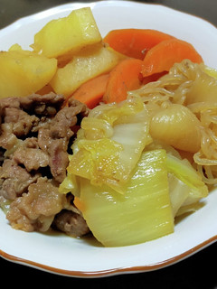 焼肉のたれ味の肉じゃが-レシピのメイン写真