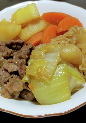 焼肉のたれ味の肉じゃが-レシピのメイン写真