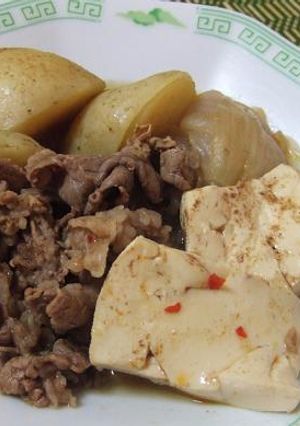 中華風肉じゃが豆腐-レシピのメイン写真