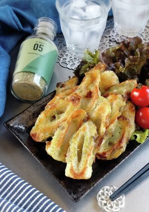 DR.BBQで作る竹輪の米粉磯辺揚げ。-レシピのメイン写真