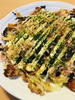 米粉&牛乳のお好み焼●おろし豚玉-レシピのメイン写真