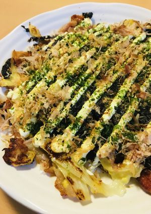 米粉＆牛乳のお好み焼●おろし豚玉-レシピのメイン写真