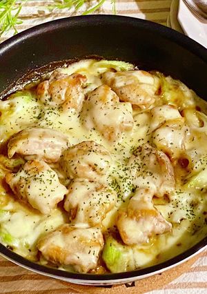 簡単☆鶏もも肉とネギの照りチーズ焼き-レシピのメイン写真