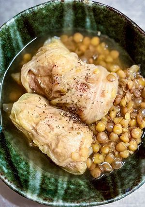 豚バラのロールキャベツ-レシピのメイン写真