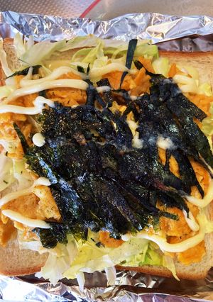 たまごとキャベツの和食風パン-レシピのメイン写真